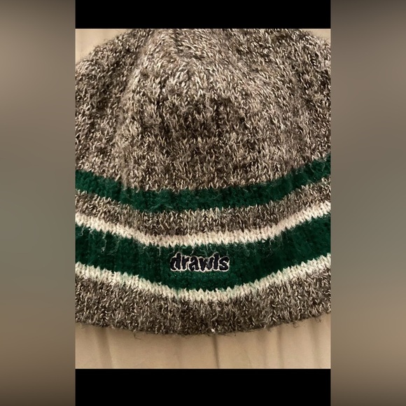 Vintage Original Drawls Brand Winter Beanie Skateboarding Hat 1990s Skate Shack - Picture 8 of 10